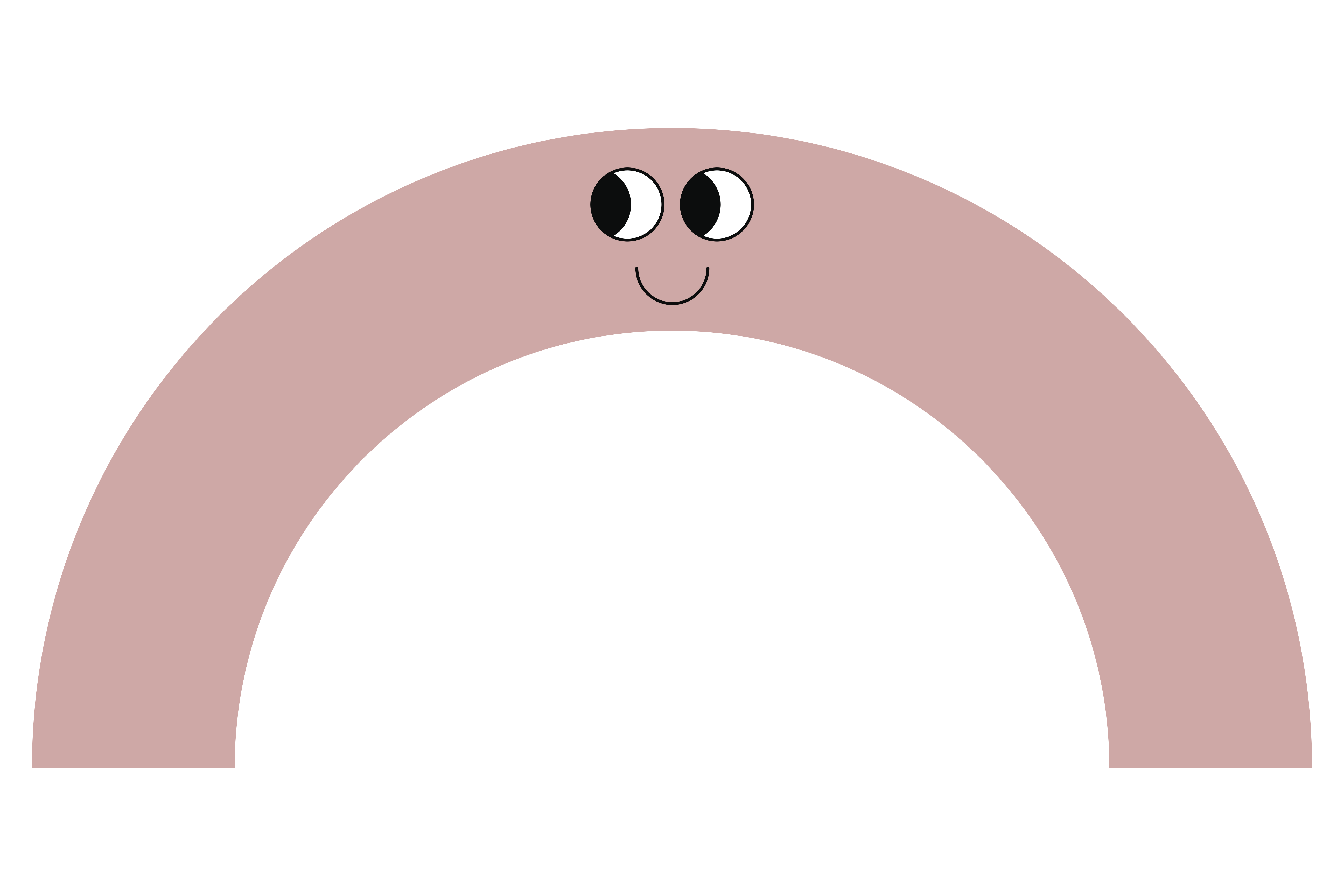 Pink Arch Character - Left